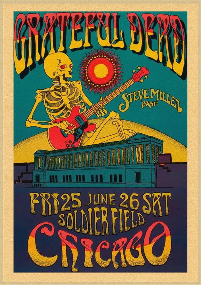 The Grateful Dead Vintage Posters