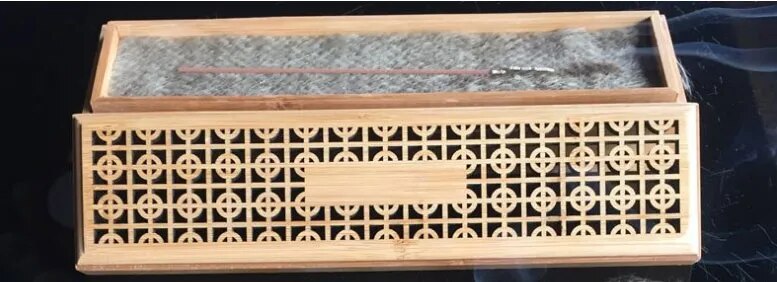 Natural Bamboo Incense Burner and Holder