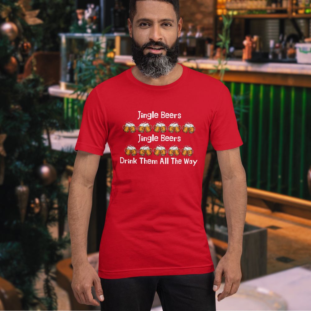 Men's Jingle Beers Christmas T-Shirt