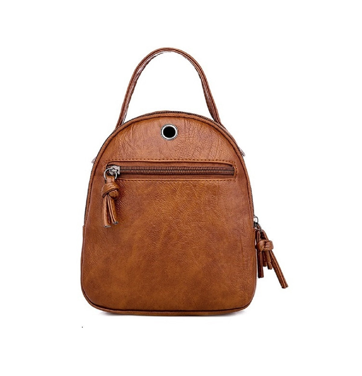 Women Shoulder Bag - Plaid Fack Leather