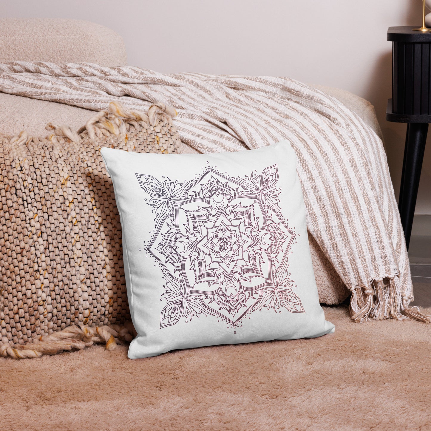 Premium Pillow - Mandala Sunset Gradient