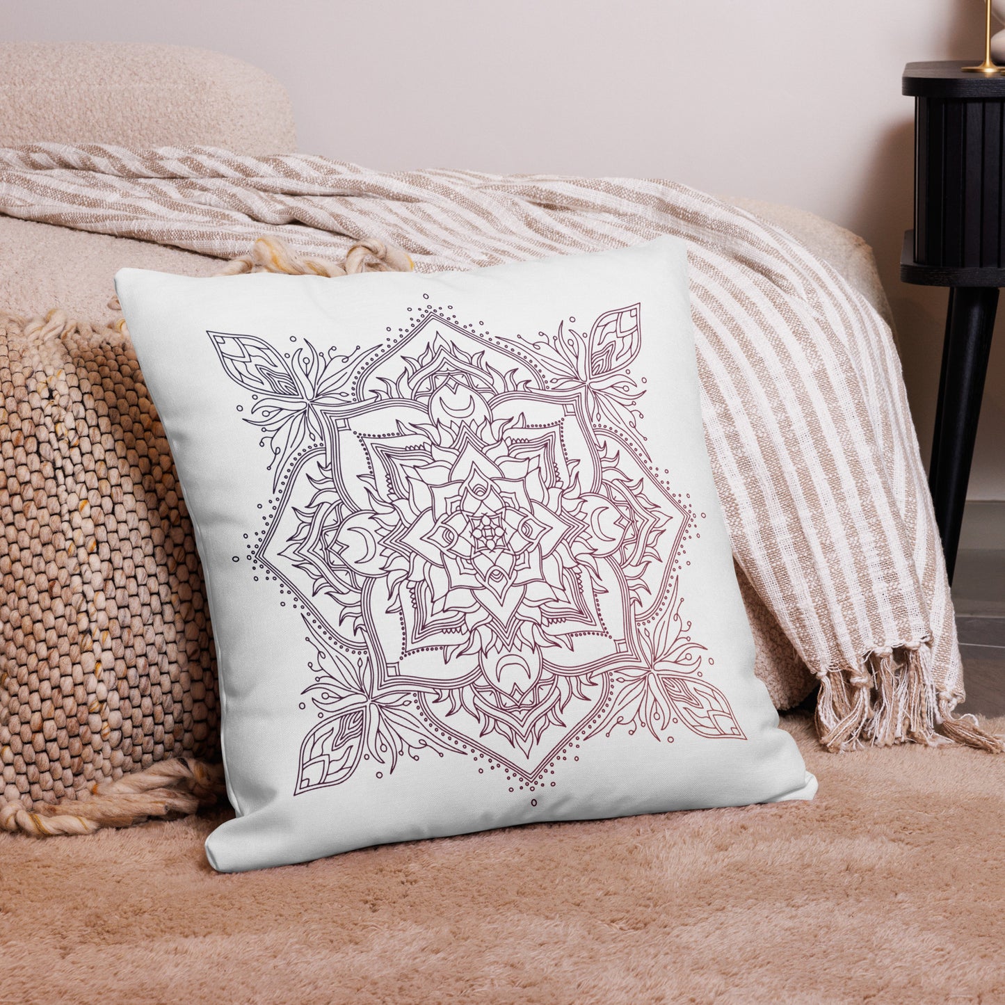 Premium Pillow - Mandala Sunset Gradient