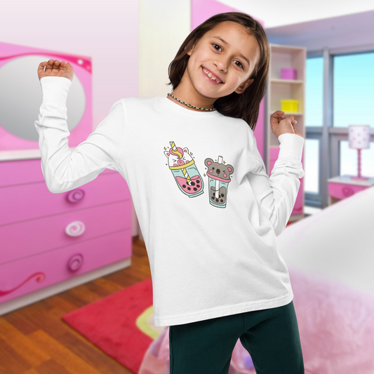 Girls long sleeve tee - Boba