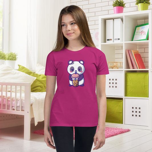 Youth Short Sleeve T-Shirt - Boba Panda