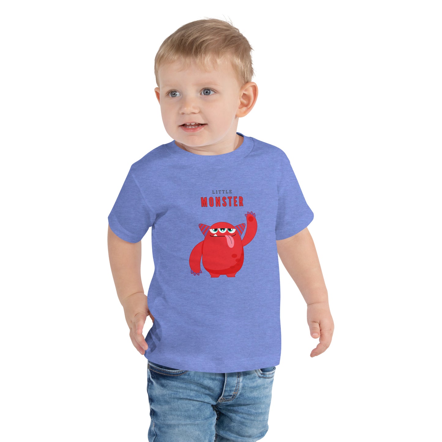 Boys Toddler Short Sleeve Tee - Little Monster