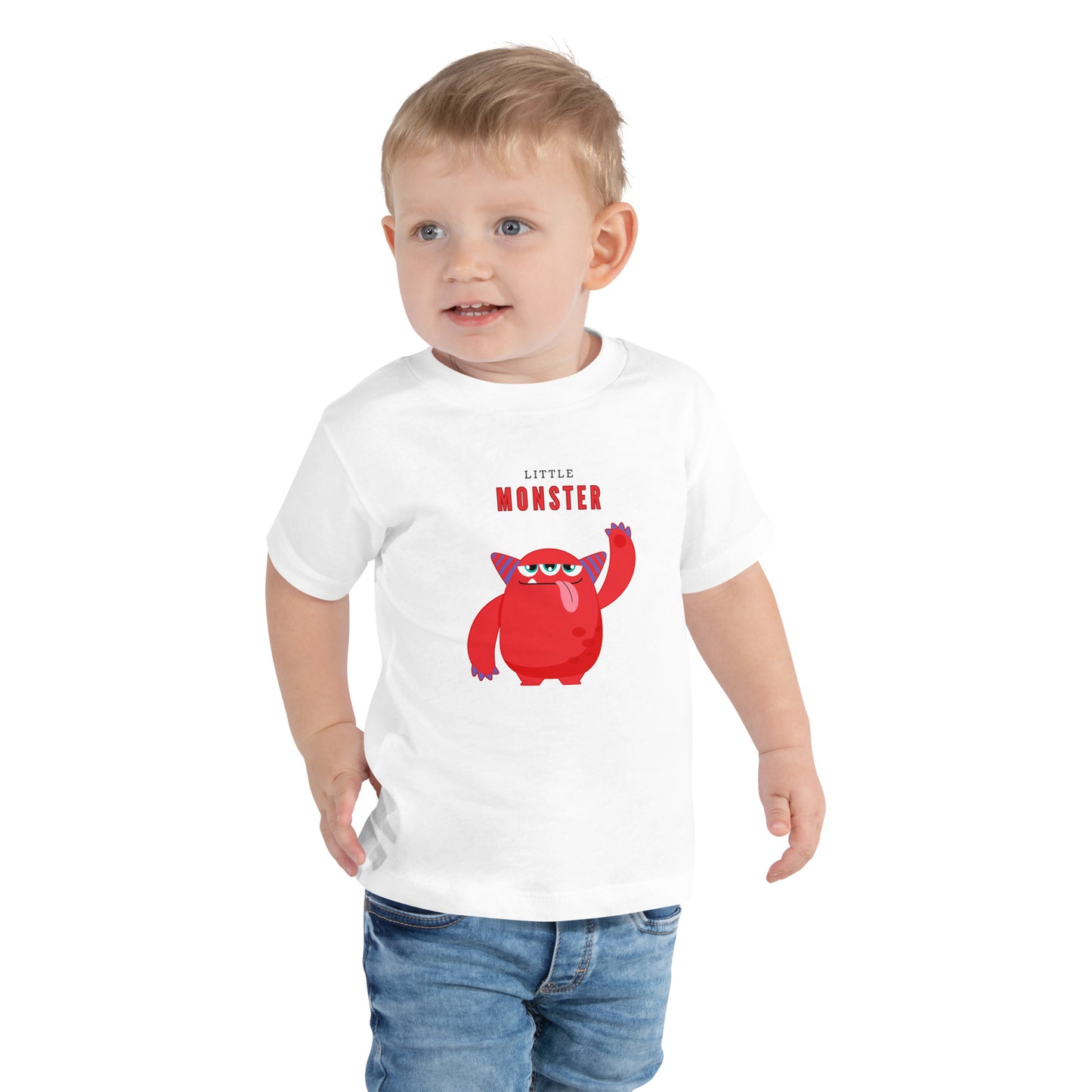 Boys Toddler Short Sleeve Tee - Little Monster