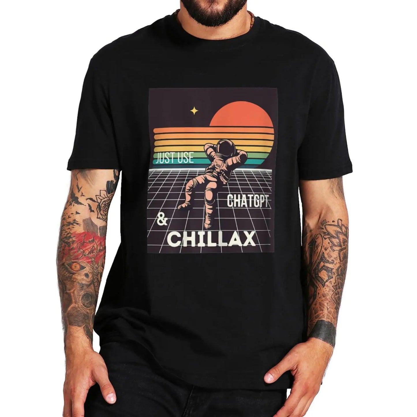 ChatGPT Retro Astronaut T-Shirt