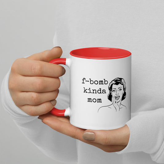 Mug with Color Inside - F-bomb Mom