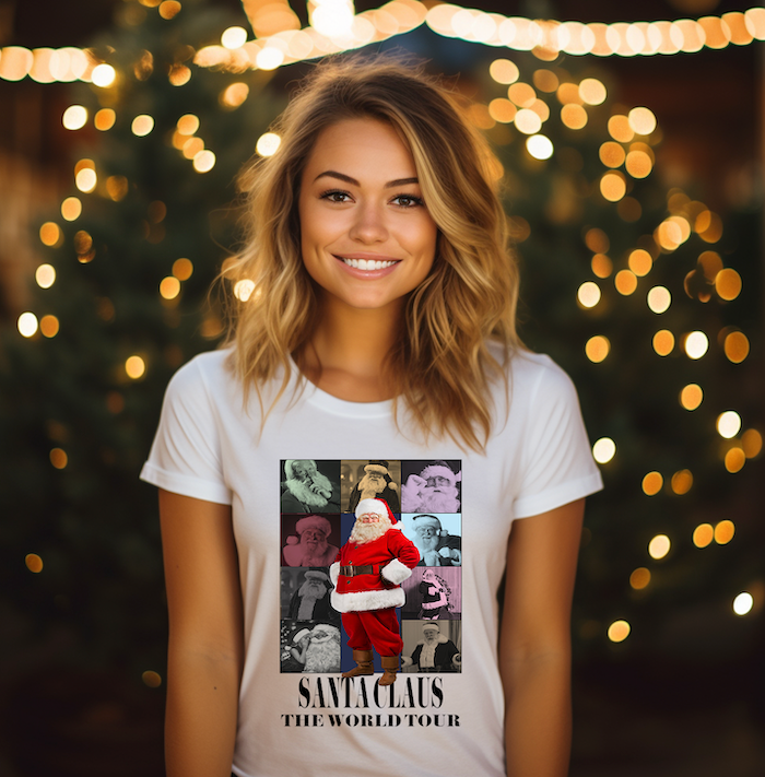 Women's Santa Claus World Tour T-shirt