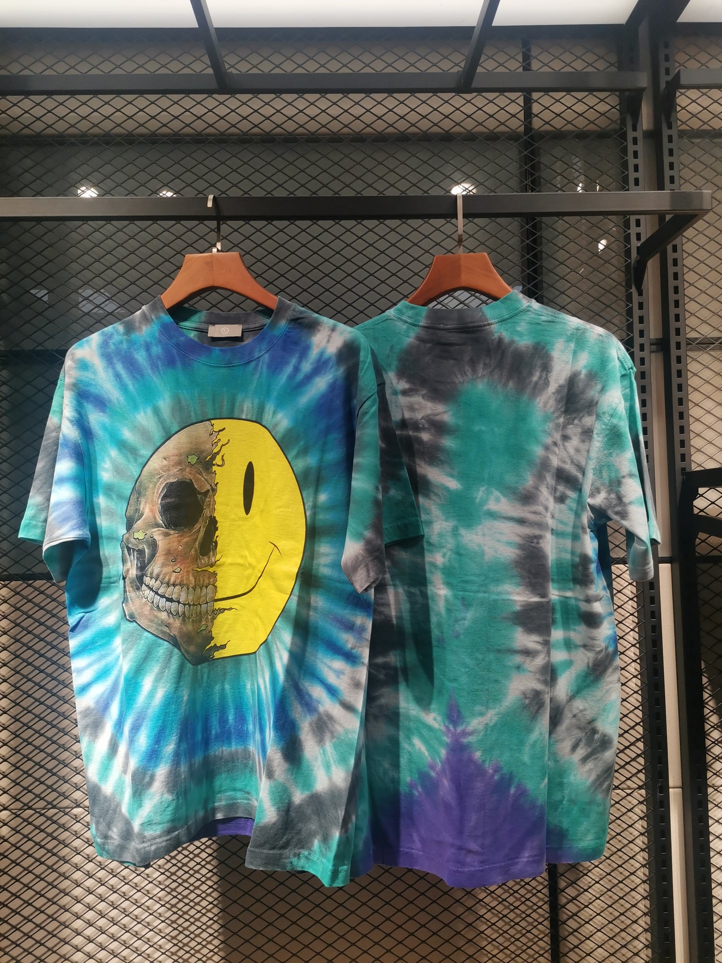 Tie-Dye Smiling Face T-Shirt