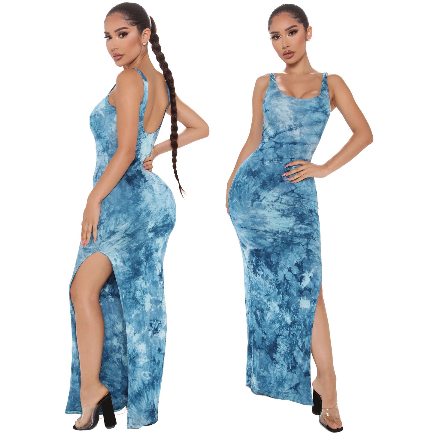 Women's Tie-Dye Maxi Dress